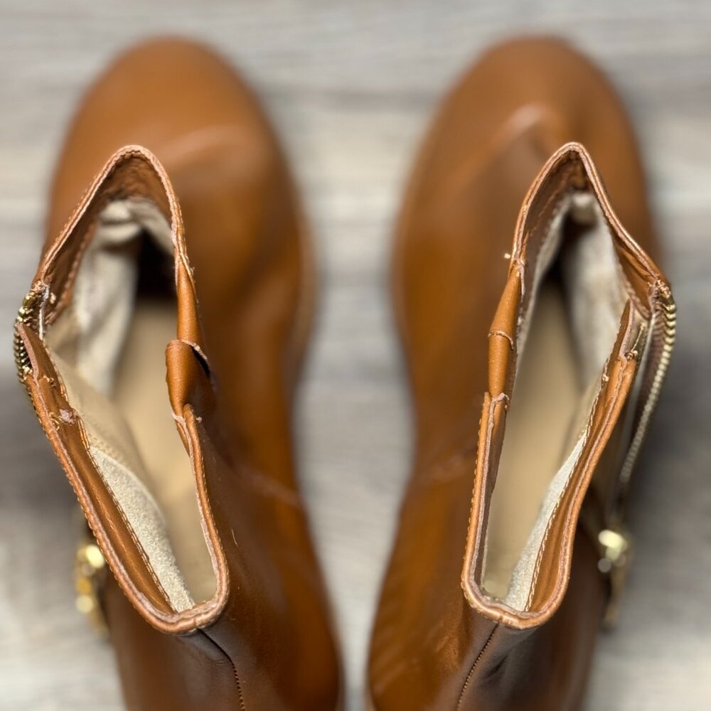 Brown Michael Kors Ankle Boots Size 6.5 - Picture 8 of 8